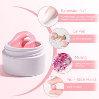 New face cream resin extension gel non-flowing hard carving gel emulsion additive