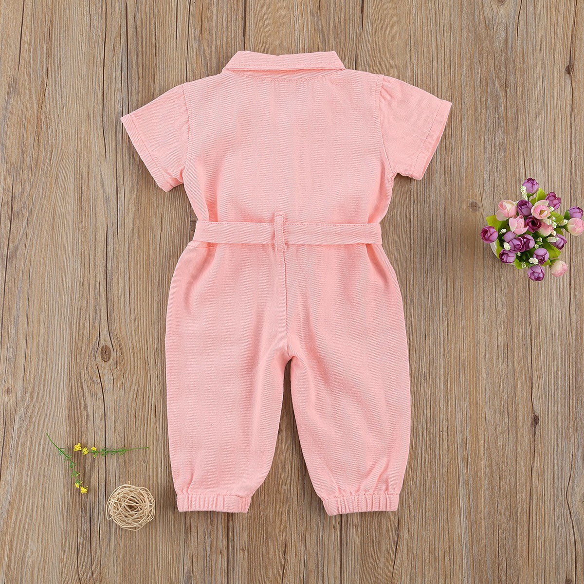 Customized and purchased spring solid color baby women's dress set