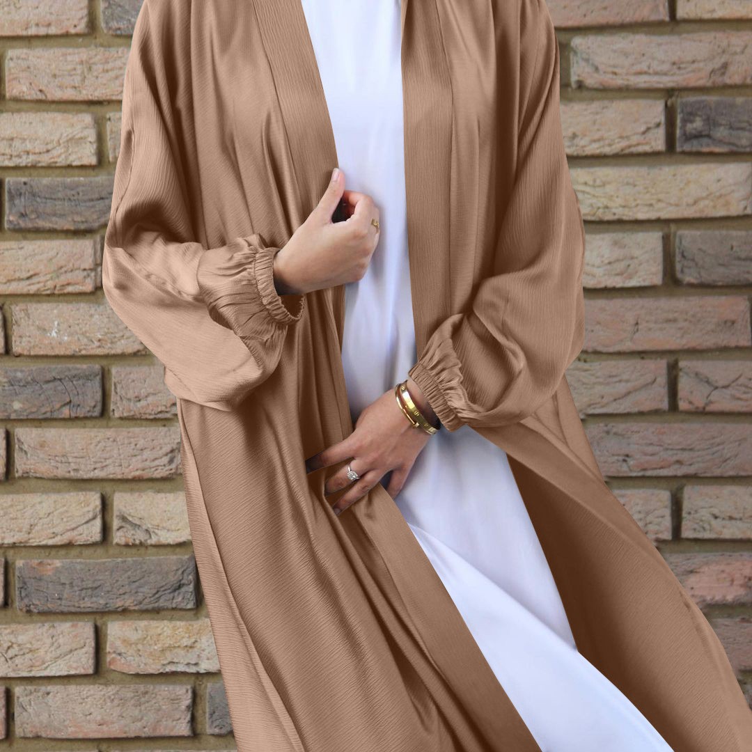 Muslim New Long sleeved Long Dress Dubai Tourism Dress Abya Supplied from China