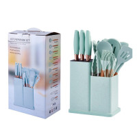 19 piece silicone kitchenware and small tool set for OEM processing