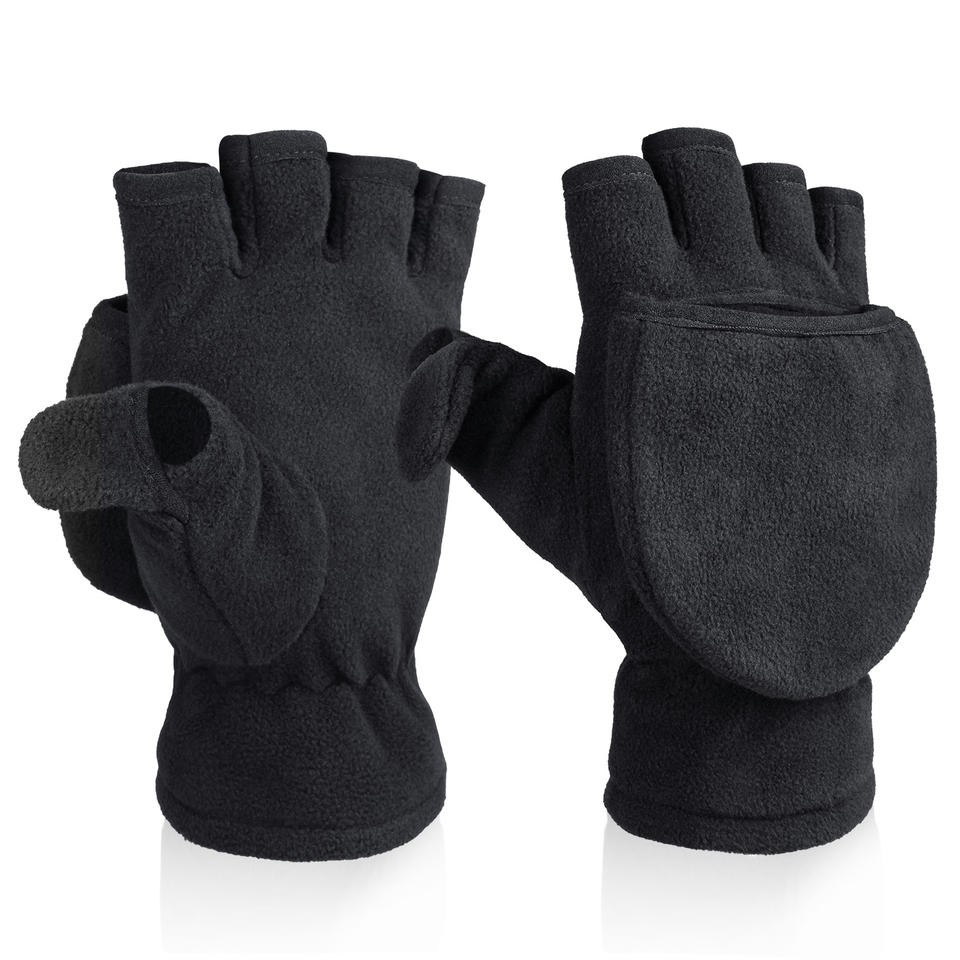 High quality professional non-slip winter fishing gloves designed and customized