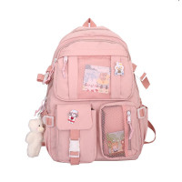 Customized design of girls' backpacks in various colors