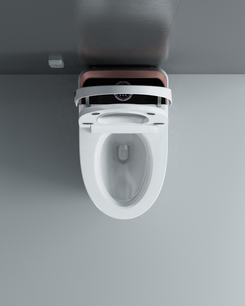 2023 New Bath-ware Smart WC Radar Sensor Auto Flip Open Cover Foot Sensor Flip Open Wash Intelligent Automatic Toilet