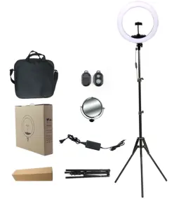 Ring light with tripod indoor mobile live broadcast makeup photography fill light makeup video live 