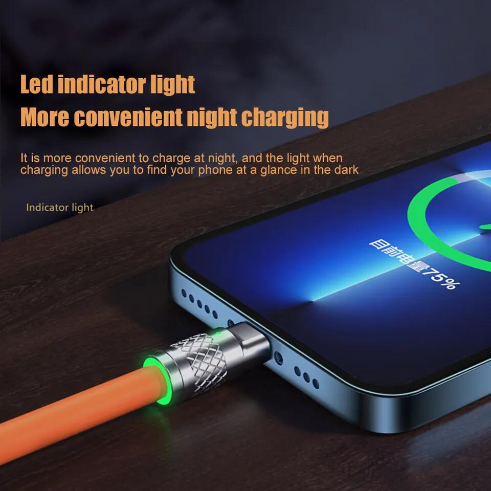trending products 2023 new arrivals 3in1 6A 120W USB Fast Charger Cable For iP  Micro type c lightning