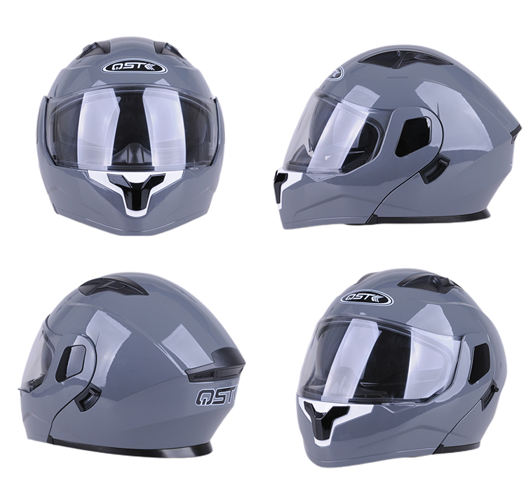 Motorcycle Helmet Deceleration Anti-glare Full-face Flip Up Helmet Electric Car Four Seasons Helmet