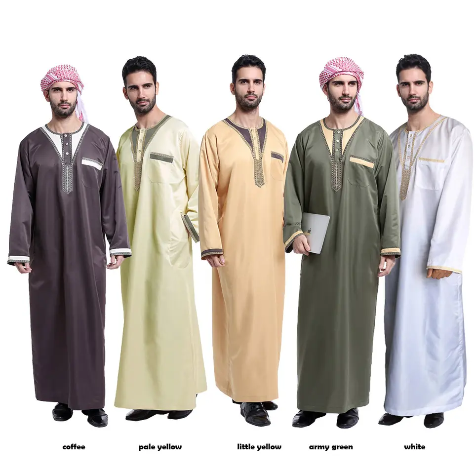 Men's Al Aseel Thobe Saudi long sleeved Arab Muslim robe customized or purchased on behalf