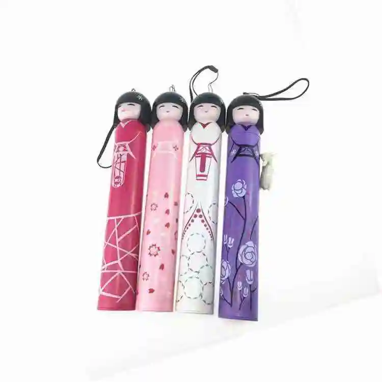 High quality wine bottle umbrella children's folding Japanese umbrella