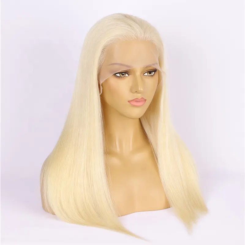 Dubai Virgin Peruvian Blonde Human Hair Full Lace Wig