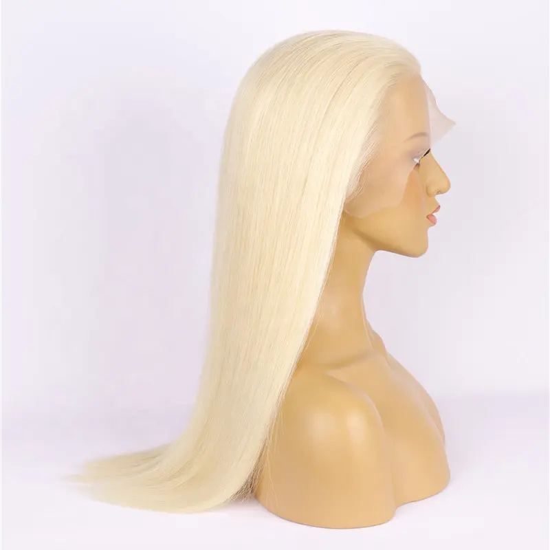 Dubai Virgin Peruvian Blonde Human Hair Full Lace Wig