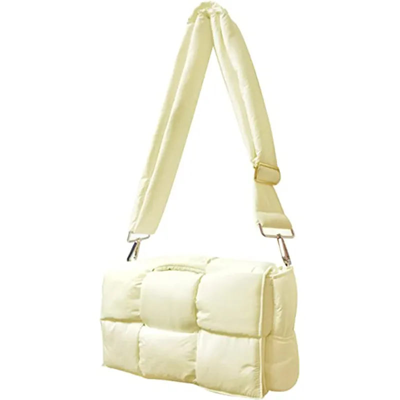 Winter versatile girls' custom padded fluffy crossbody bag