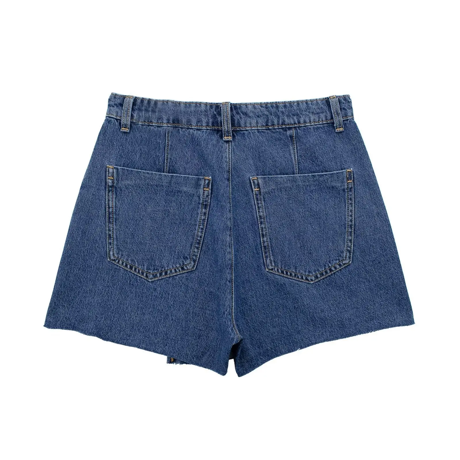 New high quality European and American clothing casual fashion mini jeans short customization
