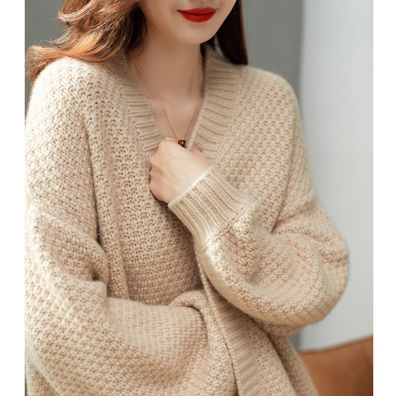 Wholesale Fall Winter Sweater cardigan women<i></i>'s new fashion knitted cardigan coat Tops For Woman